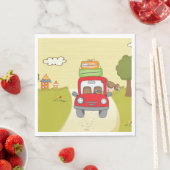 Serviette En Papier Femme En Voiture (En situation)