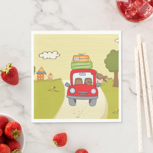 Serviette En Papier Femme En Voiture (En situation)