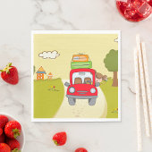 Serviette En Papier Femme En Voiture