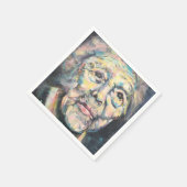 Serviette En Papier femme plus âgée (Coin)