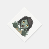 Serviette En Papier Femme Zombie - Emoji (Coin)