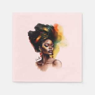 Serviette En Papier Femmes afro-américaines autonomes (2)