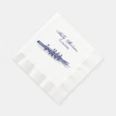 Serviette En Papier Femmes Bleues Rameuses Rameurs Équipe D'équipage S (Coin)