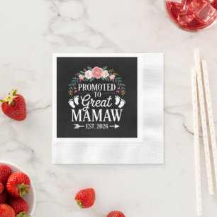 Serviette En Papier Femmes promues Grande Mamaw