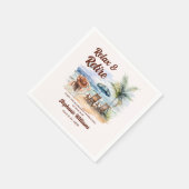 Serviette En Papier Femmes Retraite Plage Chaire Parti à thème (Coin)