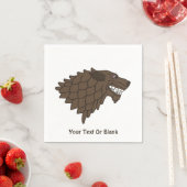 Serviette En Papier Fenrir/Fenriswolf (En situation)