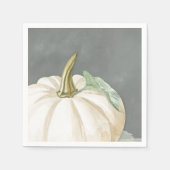 Serviette En Papier Ferme automne blanc citrouille (Devant)