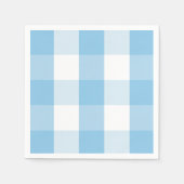 Serviette En Papier Ferme Bleu Bleu Chaussons de contrôle buffle (Devant)