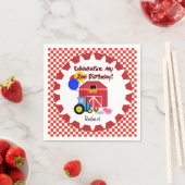 Serviette En Papier Ferme customisée 2e Anniversaire Papier serviettes (En situation)