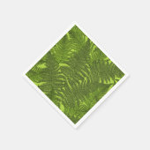 Serviette En Papier Ferme en vert (Coin)