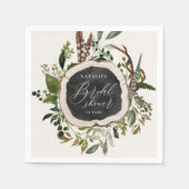 Serviette En Papier Ferme rustique grange douche botanique (Devant)