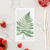 Serviette En Papier Ferme verte minimaliste (En situation)