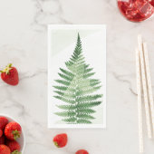 Serviette En Papier Ferme verte minimaliste (En situation)