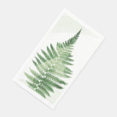 Serviette En Papier Ferme verte minimaliste (Coin)