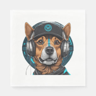 Serviette En Papier Fermer un chien
