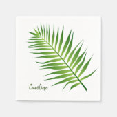 Serviette En Papier Fern Frond Design Papier serviettes (Devant)