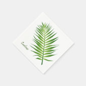 Serviette En Papier Fern Frond Design Papier serviettes (Coin)