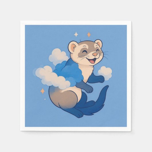 Serviette En Papier Ferret (Devant)