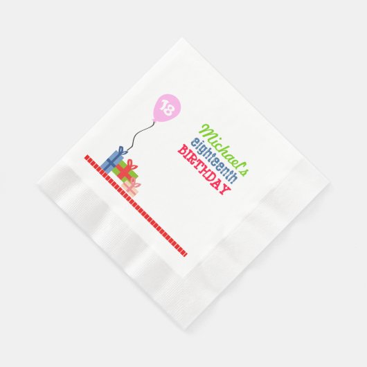Serviette En Papier Festif (Coin)