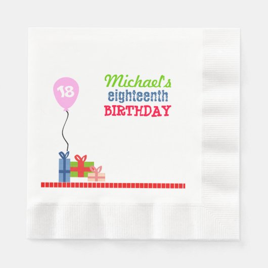 Serviette En Papier Festif (Devant)