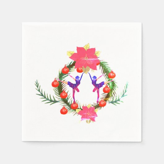 Serviette En Papier Festif (Devant)