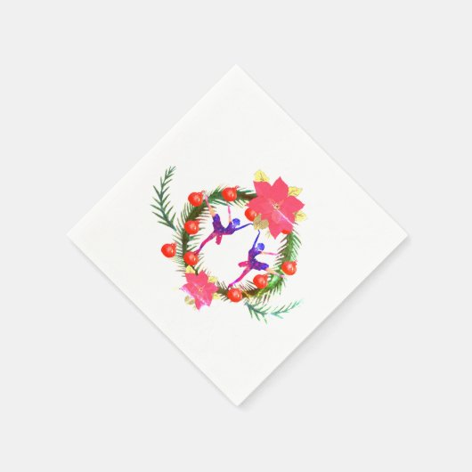 Serviette En Papier Festif (Coin)