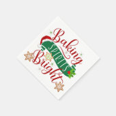 Serviette En Papier Festif Baking Spirits Bright Christmas (Coin)
