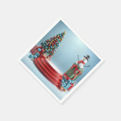 Serviette En Papier Festif de vacances (Coin)