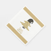 Serviette En Papier Festif Golden Holiday Fun (Coin)