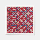 Serviette En Papier Festif Motif scandinave (Devant)