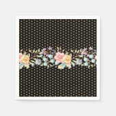 Serviette En Papier Festif Night Blooms (Devant)
