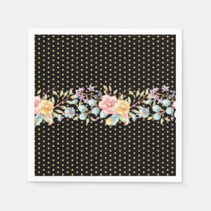 Serviette En Papier Festif Night Blooms