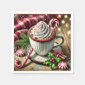 Serviette En Papier Festif nostalgique Minty Mocha Coffee Mug Découpag (Devant)