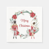 Serviette En Papier Festin noisette élégant noël (Devant)