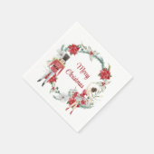 Serviette En Papier Festin noisette élégant noël (Coin)