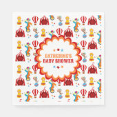 Serviette En Papier Festival du Carnaval de cirque Baby shower (Devant)