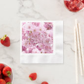 Serviette En Papier Festival japonais de fleurs de cerisiers roses Hap (En situation)