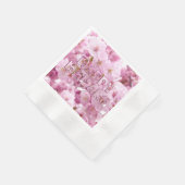 Serviette En Papier Festival japonais de fleurs de cerisiers roses Hap (Coin)