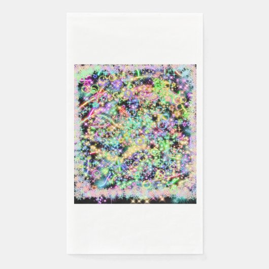 Serviette En Papier Festive Burst Party Napkin (Devant)