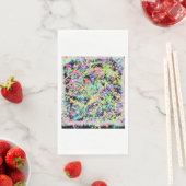 Serviette En Papier Festive Burst Party Napkin (En situation)