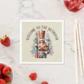 Serviette En Papier Festive Christmas nutcracker party (En situation)