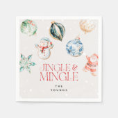 Serviette En Papier Festive Jingle & Mingle Christmas (Devant)