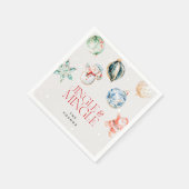Serviette En Papier Festive Jingle & Mingle Christmas (Coin)