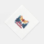 Serviette En Papier Festive Lights de libellules (Coin)