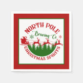 Serviette En Papier Festive North Ple Brewing Company (Devant)