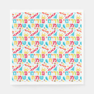 Serviette en papier festive pour Pourim