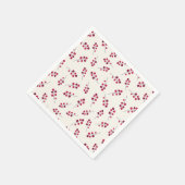 Serviette En Papier Festive Red Pip Berries vacances (Coin)