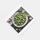 Serviette En Papier Festive sprouts, napkins (Coin)