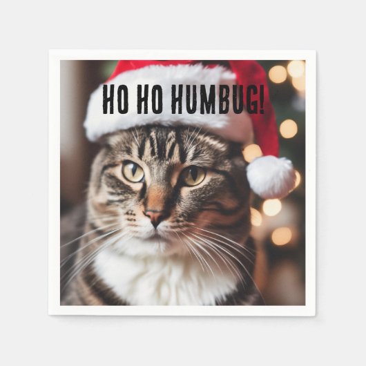 Serviette En Papier Festive Tabby (Devant)