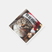 Serviette En Papier Festive Tabby (Coin)
